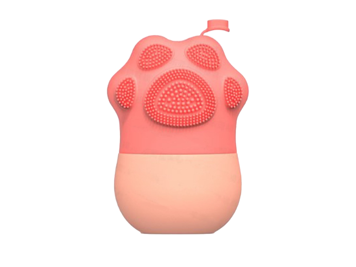 Rodillo facial de gel reutilizable con diseño de pata de gato para enfriar, mejorar la circulación sanguínea y reducir los poros faciales.