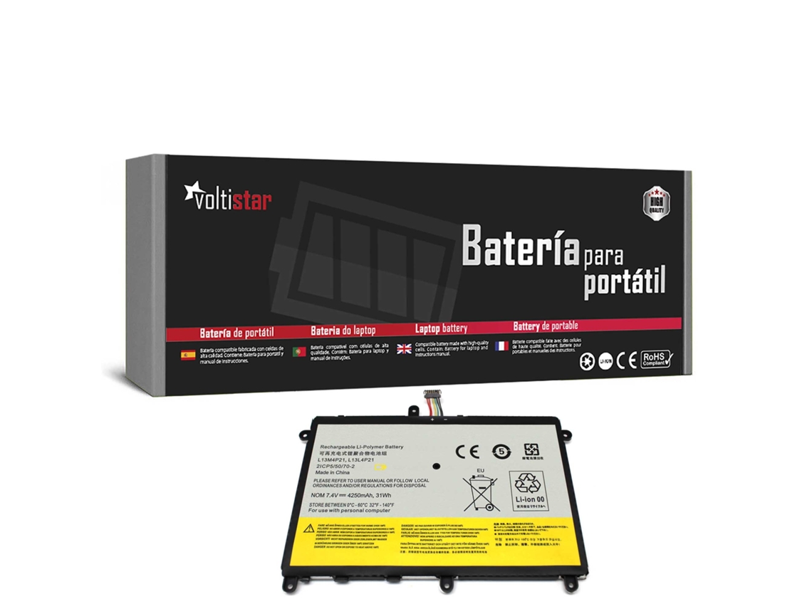 Bateria para Portátil Lenovo Ideapad Yoga 2 11 20332 2332 20428 L13L4P21 L13M4P21 GREEN COMPUTER