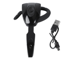 Auriculares Bluetooth Mono Inalámbricos, Diseño Único Y Cómodo, Batería Recargable, Color Negro.