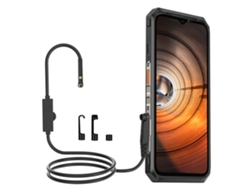 Endoscopio De Doble Cabezal Ulefone 25 Usmart E02 Hd 720p Para Teléfono Móvil Con Cámara Dual,7 Led Regulables, Ip67,resistente Al Agua, 2m De Largo