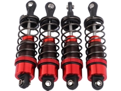 Amortiguadores Rc De Aleación De Aluminio Ligero De 70 Mm Para Coches A Escala 1:10 – Kit