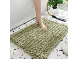 Alfombra De Baño 40 X 60 Cm, Alfombra De Chenilla Antideslizante, Suave Y Absorbente, De Microfibra, Lavable En Máquina - Gris