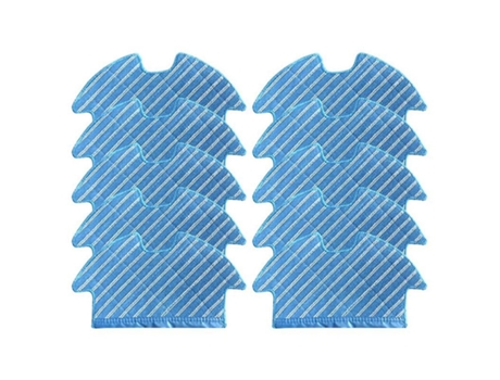 10pcs mop pano para ecovacs deebot ozmo 900 almofadas robóticas de microfibra
