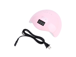 Lámpara de uñas Kkml-UVLED Secador inteligente con sensor para esmalte en gel Herramientas de decoración de uñas Rosa