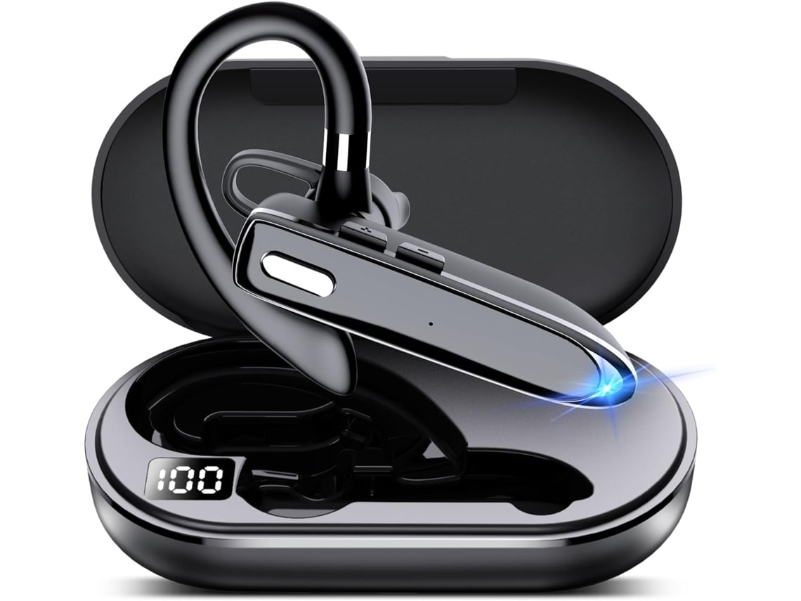 Auriculares inalámbricos con Bluetooth, cascos manos libres para teléfono, intrauditivos V5.3 con micrófono, carga usb-c