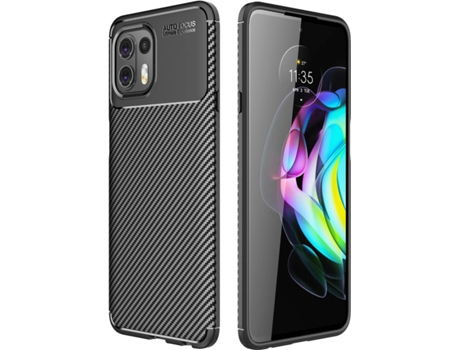 Funda Motorola Edge 20 Lite Rugged Leather Negro