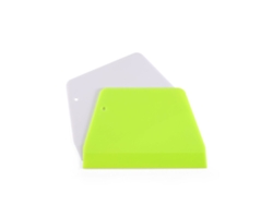 VVJIJILLY Raspador De Massa Flexível Para Raspar Alimentos Multiuso, Com Borda Afiada E Design Angular, Superfície Antiderrapante Para Cozinha, 2 Peças Em Verde