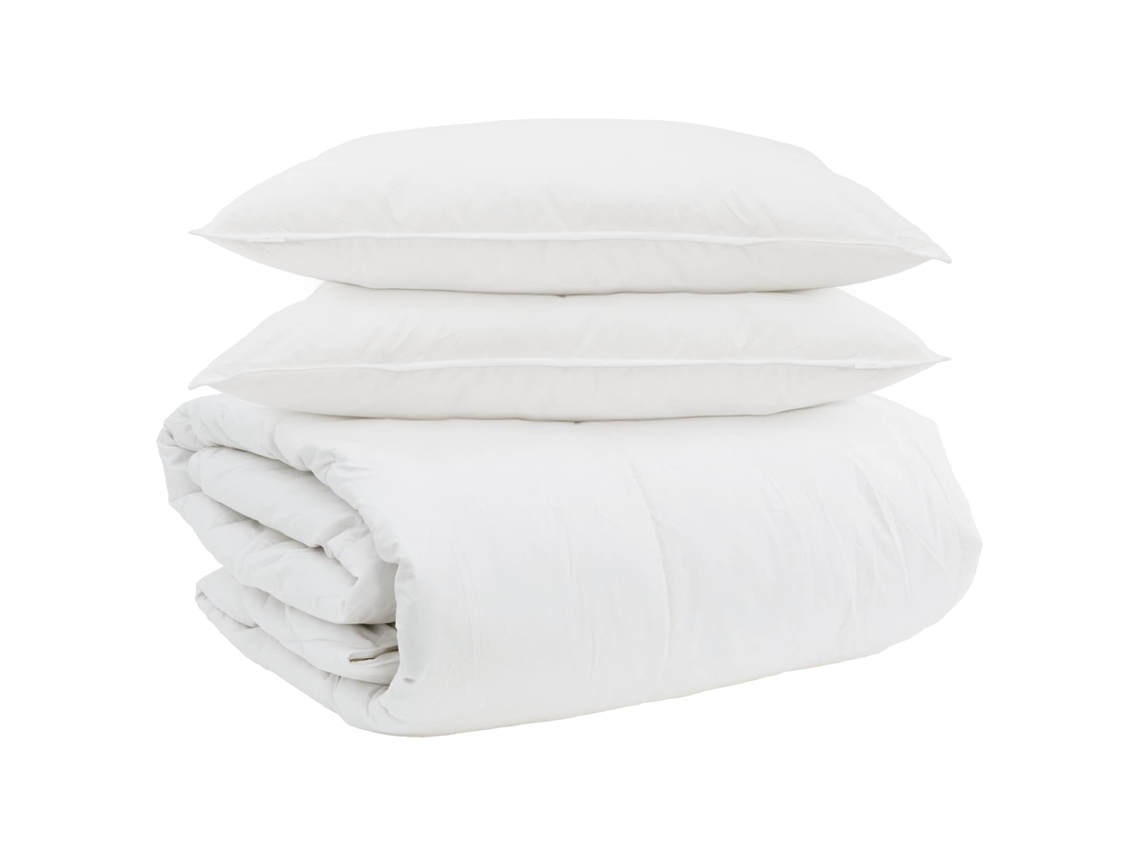 Juego De Edredón Con Almohada 3 Uds | Duvet Pluma De Pato