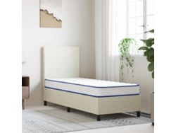 Colchón De Espuma Viscoelástica Blanco 80x200x17 Cm Suave