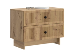 Maison Exclusive - Armario De Noche Con Cajón Roble Artesanal 62 X 34,5 X 47,5 Cm
