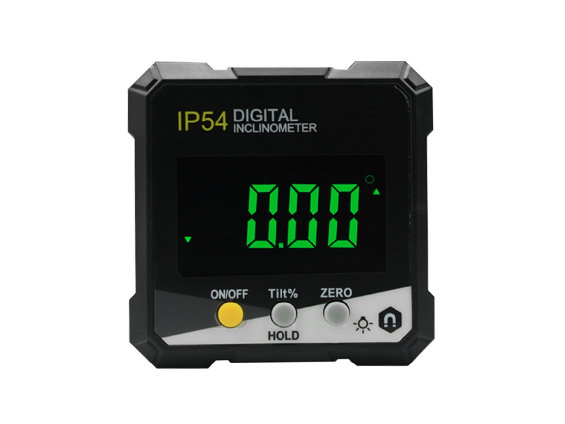 Medidor De Ángulo Digital, Inclinómetro Magnético, Pantalla Lcd, Ip54, 4x90°, Dlw30d