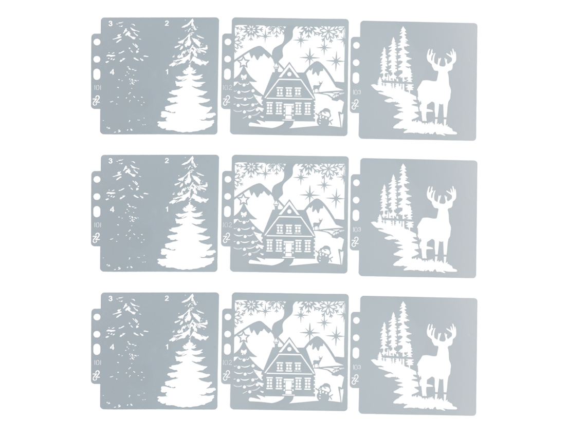 9 Plantillas Navideñas Diy Seguras Para Mascotas Para Álbumes De Recortes Y Decoración De Paredes