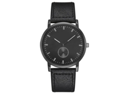 Reloj De Pulsera De Cuarzo Tomi Para Negocios Con Correa De Pu Y Dial Redondo Negro
