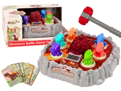 Juego arcade Wac A Mole Dinosaurios Volcán Humo Efecto Luces Sonidos B.active