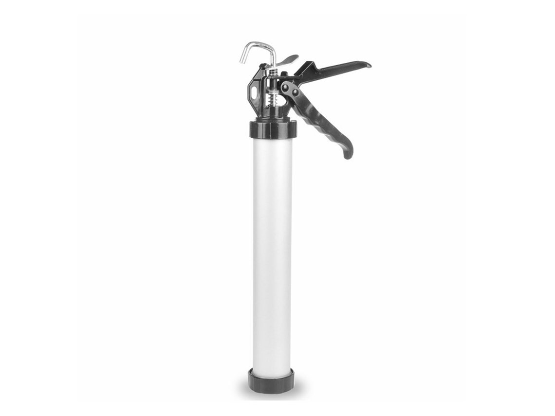 Pistola De Calafateo Manual De Aluminio Con Mango Giratorio De 360° Para Espacios Reducidos: Ahorra Esfuerzo.