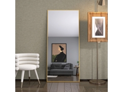 Espejo de cuerpo entero 180x80cm, espejo de suelo, espejo de pared, espejo de mesa, espejo de tocador, oro rosa hqnda