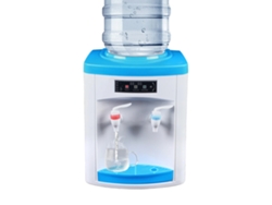 Dispensador de agua fría y caliente, calefacción y refrigeración eficientes, diseño compacto, azul, OEM