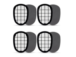 4 filtros de aspiradora compatibles con Philips FC6812 FC6813 FC6822 FC6823 FC6826