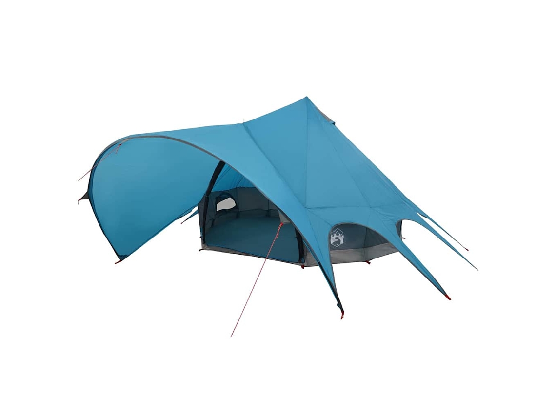 Tienda De Campaña Tipo Teepee Para 5 Personas Azul Y Gris