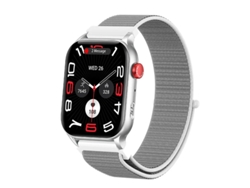 Reloj inteligente Kr86 con llamadas por Bluetooth, inteligencia artificial, asistente de voz, descanso al mediodía, monitoreo del sueño nocturno, correa de tela Pr Yizhood