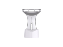 Ferramenta Para Pescoço E Rosto Com Led De 5 Cores Para Cuidados Com A Pele Yizhood (branco E Prata)