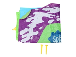 Tobogán acuático con aspersor para jardín infantil, modelo 2026, HS0219, 472x75cm.