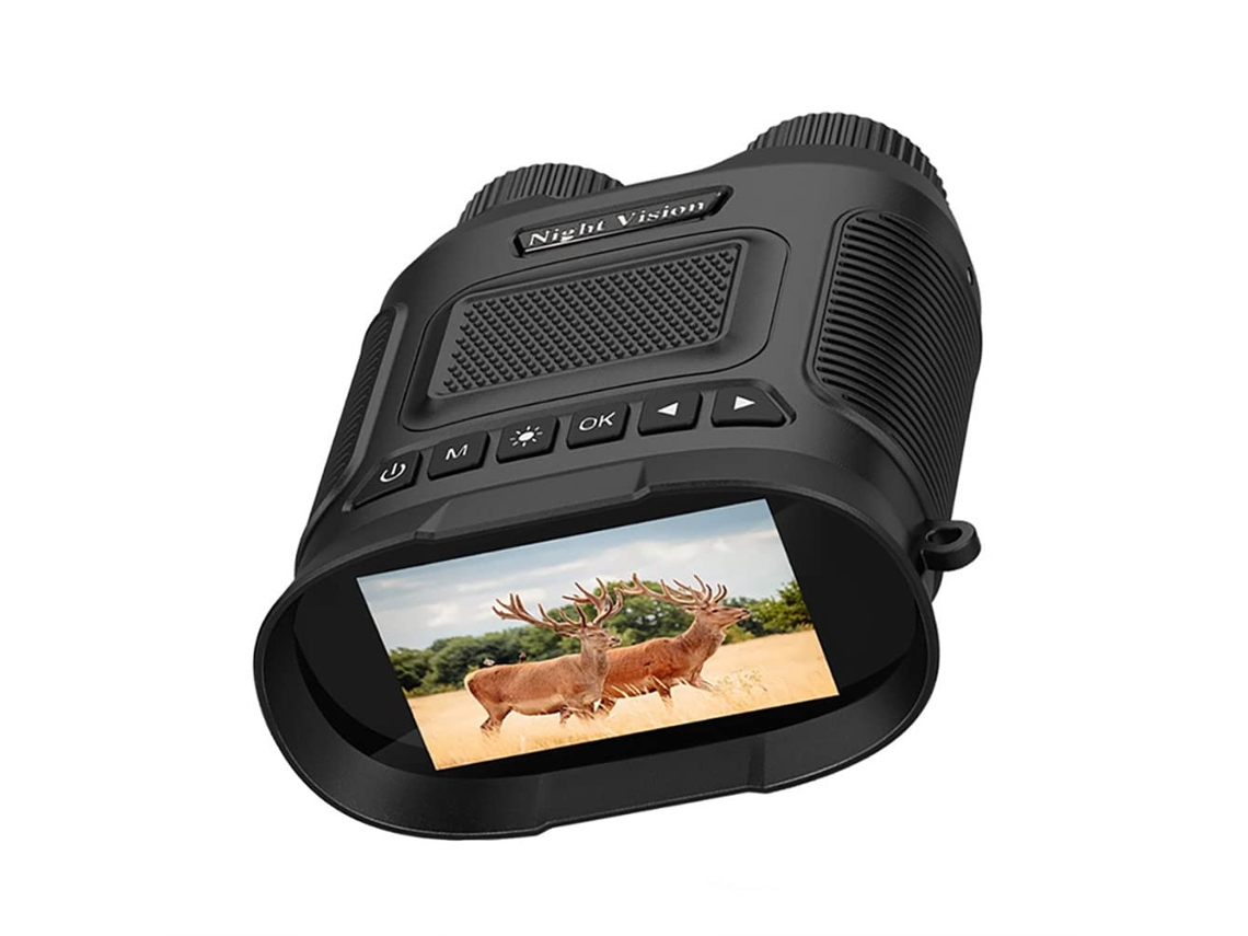 Gafas de visión nocturna: binoculares impermeables 4K con pantalla de 3 pulgadas y batería de litio recargable, soporte para tarjeta de memo CHRONUS