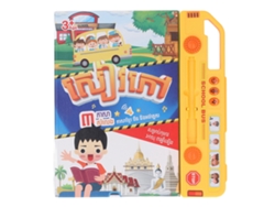 2026 Libro Electrónico Infantil Camboya Inglés Chino Libro Educativo Con Sonidos Juguete Inteligente Para Niños Mayores De 3 Años