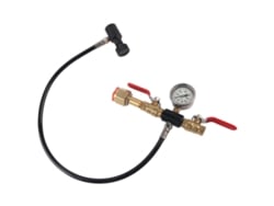 Adaptador De Llenado De Co2 Con Manguera De 60,96 Cm Y Manómetro De 3000 Psi Para Tanque G1/2