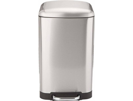 Cubo de Basura KITCHEN MOVE (Gris - Acero Inoxidable - 30 L)