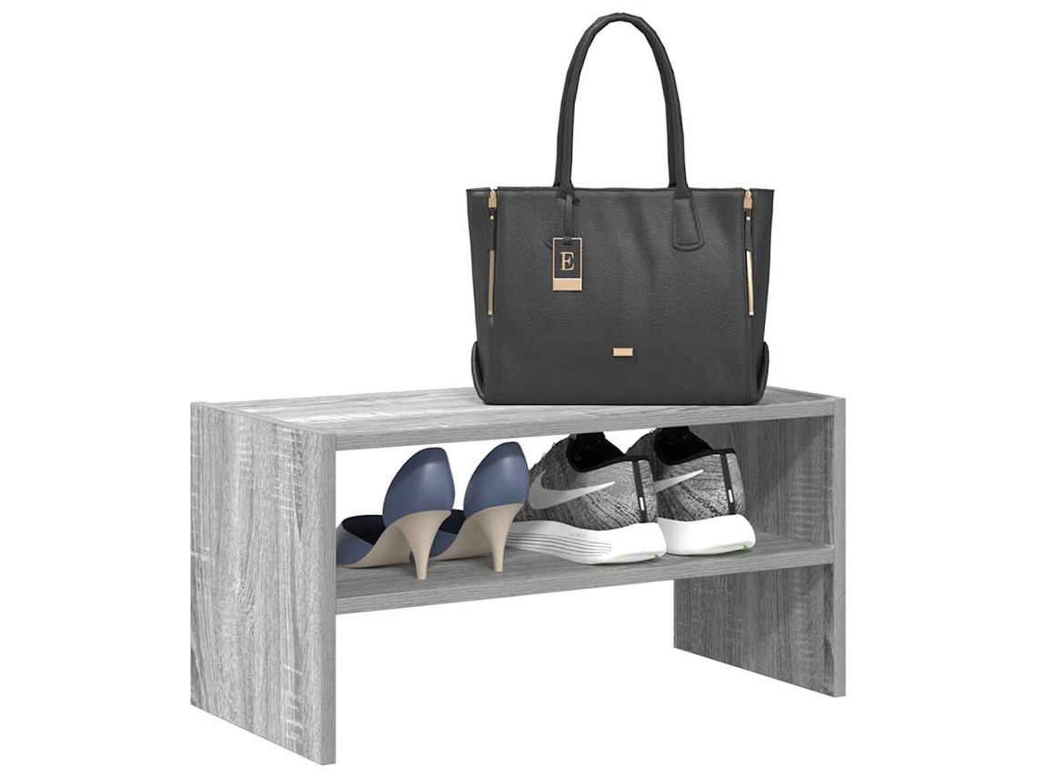 Zapatero | Armario Zapatero Apilable Gris Sonoma 60x30x30,5 Cm