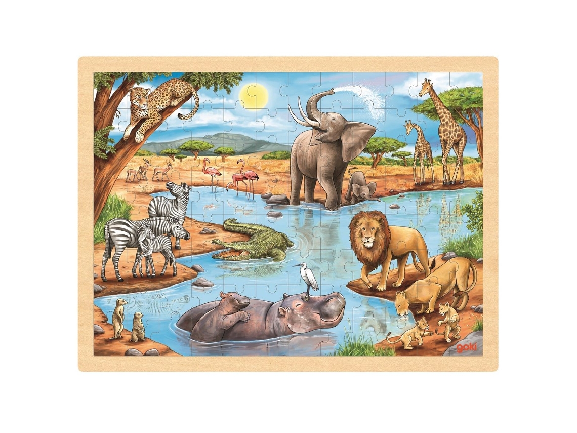 Puzzle African Savannah GOKI (6 años)