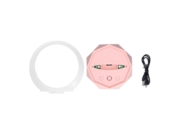 Altavoz inalámbrico con 3 temas LED, luz nocturna, diseño único y exquisito, altavoz portátil para fiestas en casa Chennnls