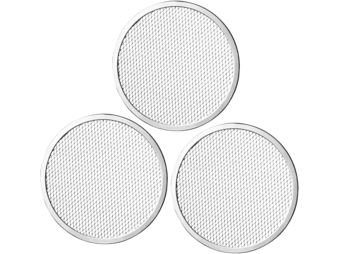 Juego De 3 Platos Para Pizza, Bandeja Para Hornear Pizzas, Bandeja Para Horno