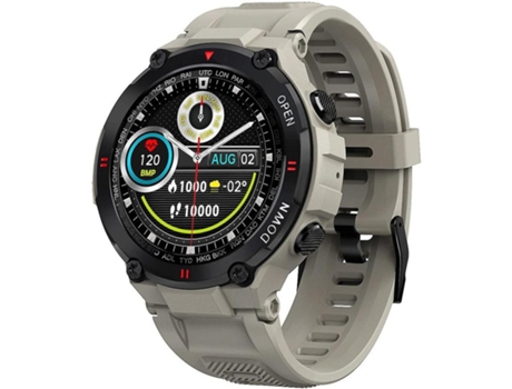 Reloj inteligente para hombres, 5 ATM, impermeable, militar, táctico, deportivo, reloj deportivo con contador de pasos, rastreador de ejercicios (g...