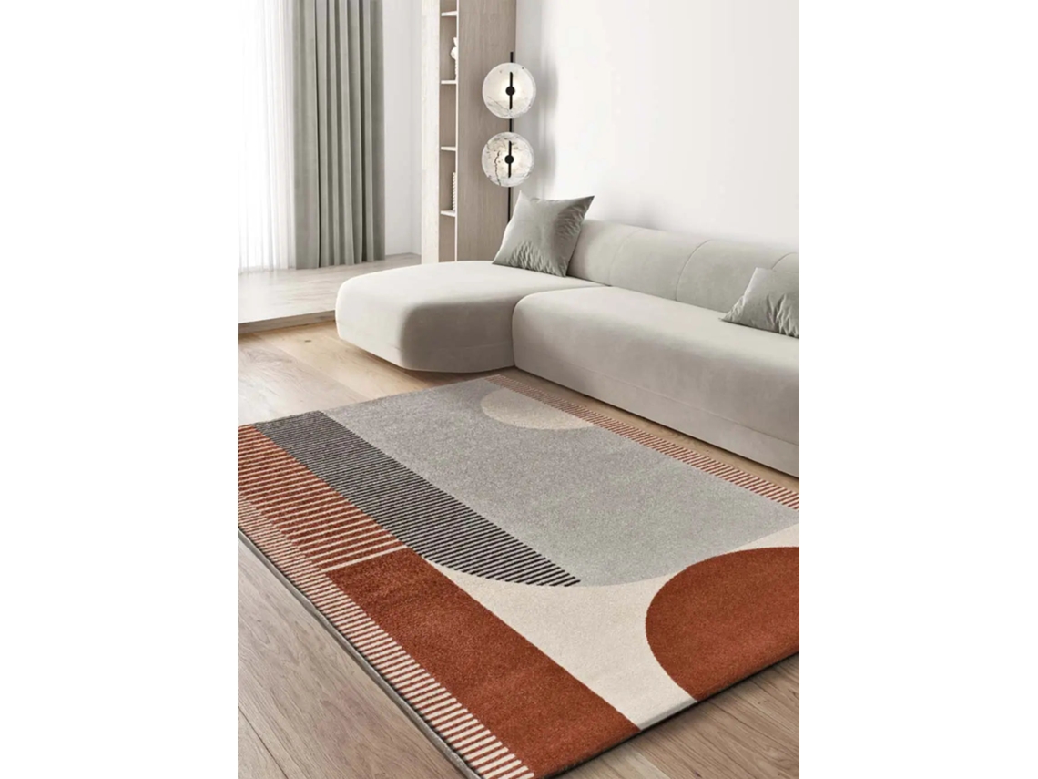 Alfombra Interior Geométrico - Atticgo - Gaia Caldera / Beige 200x290 Cm
