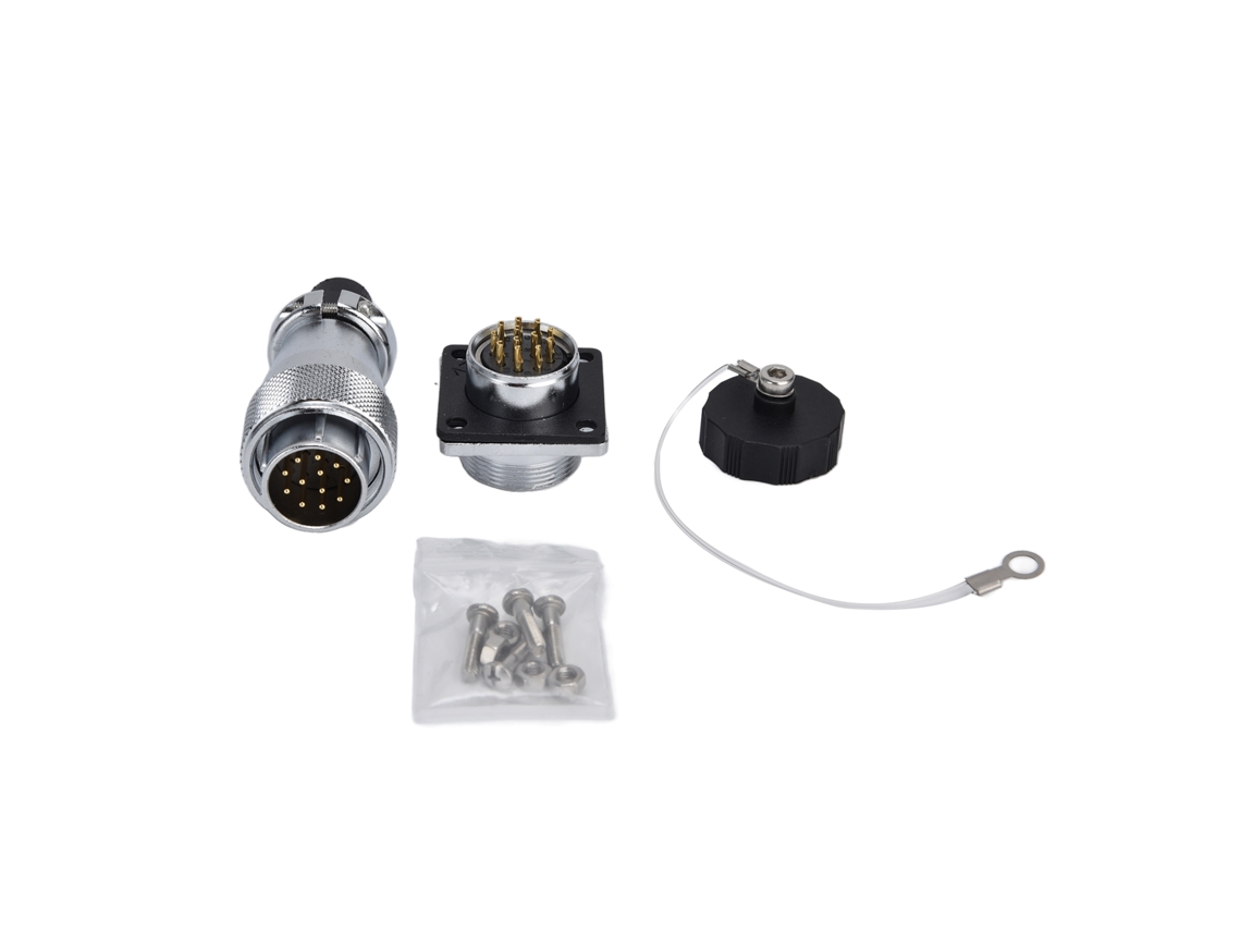 Enchufe Conector Aviary 400v Ws20 Resistente Al Agua Para Aeronaves, Aeroespacial Y Telecomunicaciones.