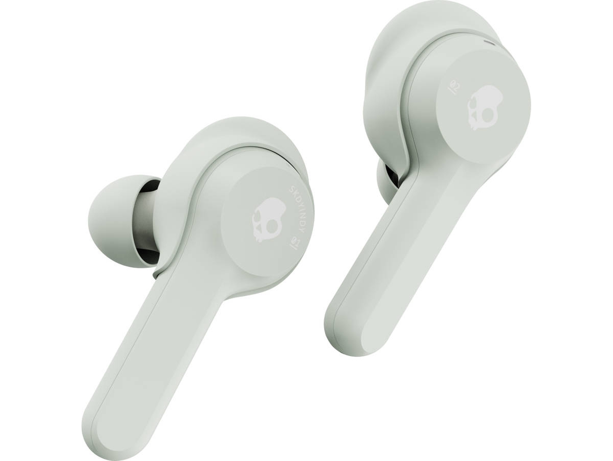 Auriculares Bluetooth True Wireless SKULLCANDY Indy (In Ear - Micrófono - Blanco)