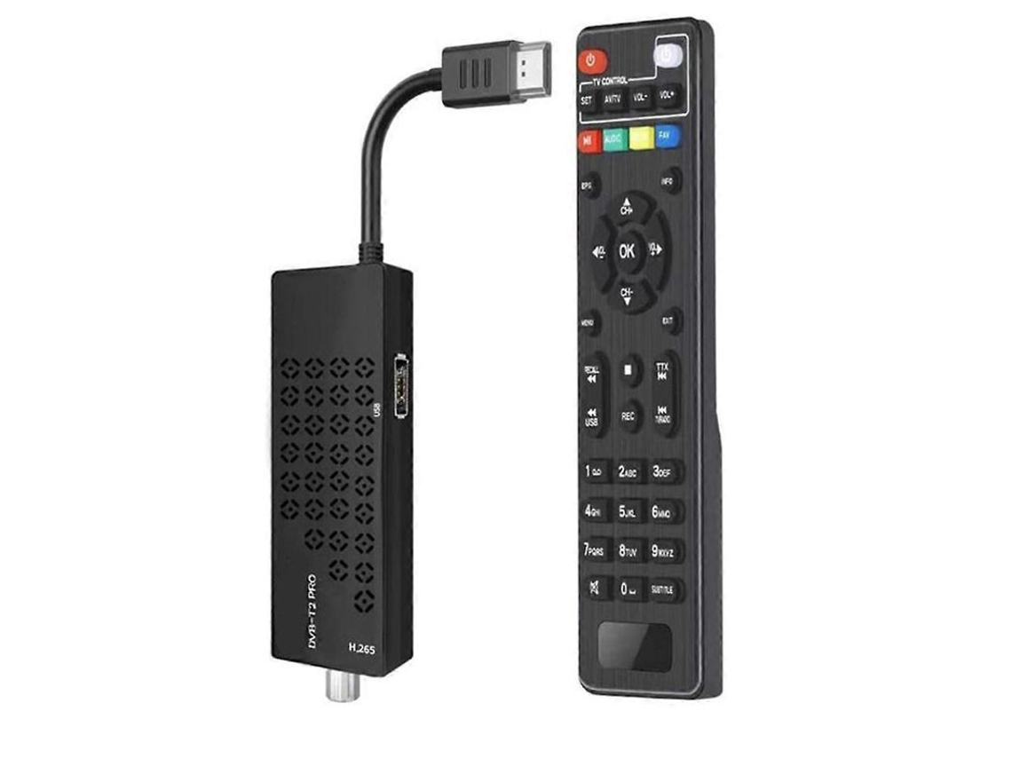 Decodificador Dtt Hd Dvb-t2 H.265 Hdmi Full Hd 1080p Con Sintonizador, Pvr Y Dolby Audio Europlug