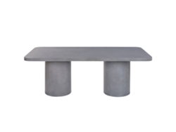 Mesa Comedor Hormigon Gris 200x100x74cm