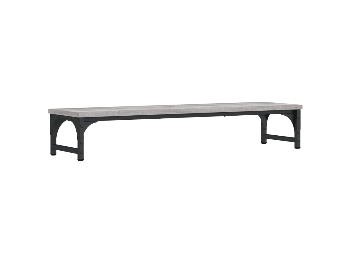 Soporte de pantalla madera ingeniería gris Sonoma 85x23x15,5 cm VIDAXL