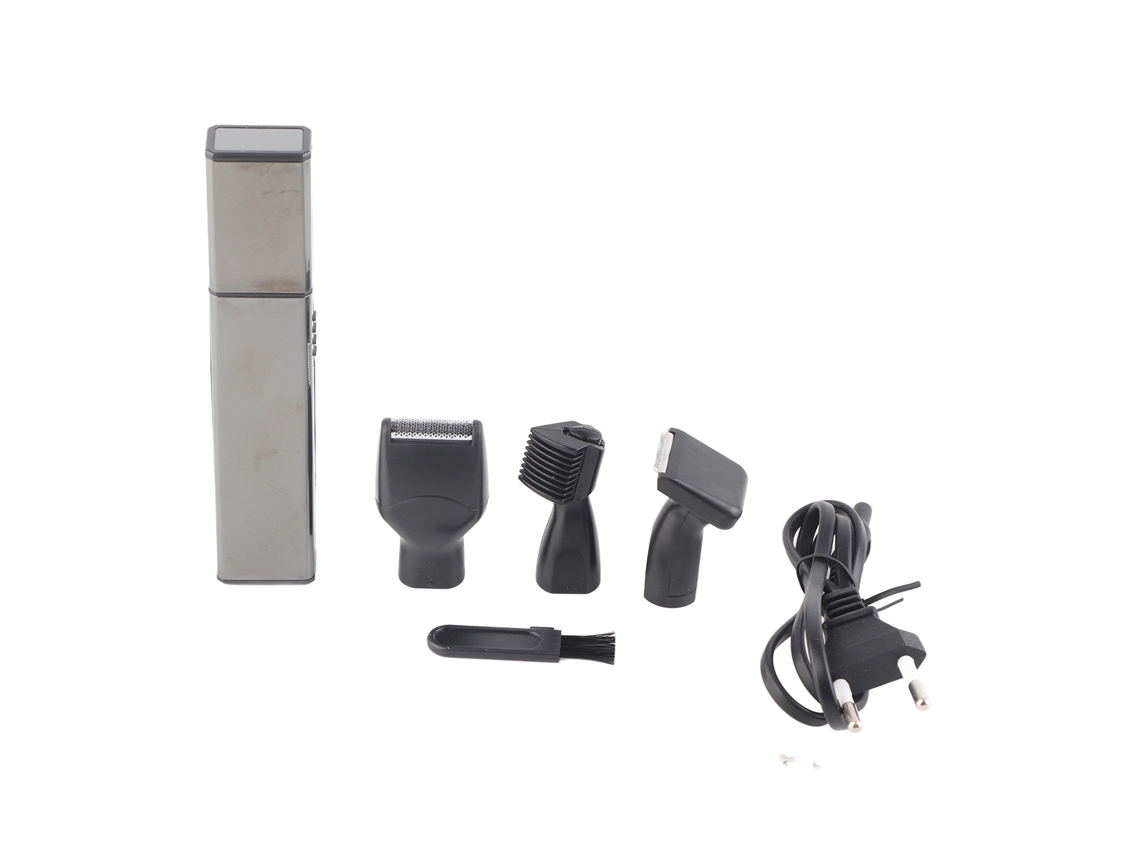 Sportsman Recargable 4 En 1 Trimmer Multifuncional Para Cejas, Patillas, Barba Y Pelo Nasal