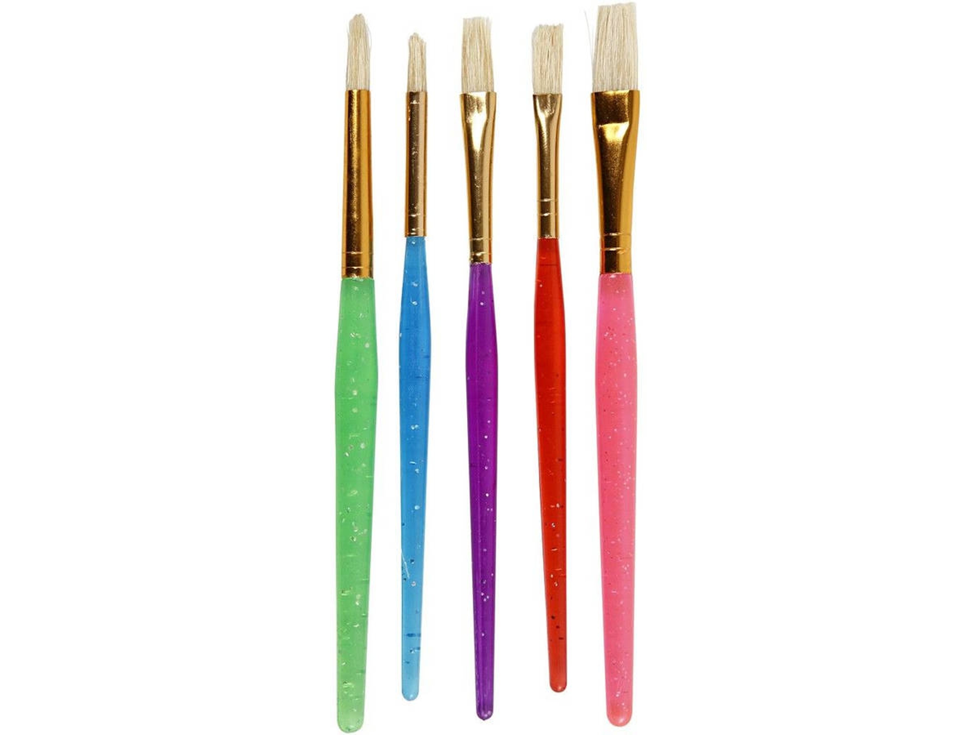 Conjunto de 5 Pinceles CREATIV COMPANY 10344 (Multicolor - Cerdas de cerdo)