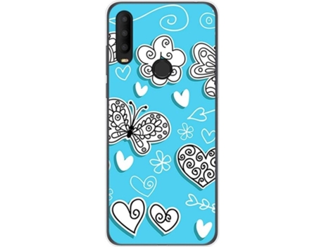 Carcasa Alcatel 3X 2020 TUMUNDOSMARTPHONE Dibujos Multicolor