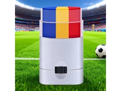 (rumania) Pintura Facial Con La Bandera Tricolor Del Mundial Para Los Aficionados