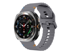Correa de silicona con textura ondulada cosida para Samsung Galaxy Watch Ultra (47 mm)