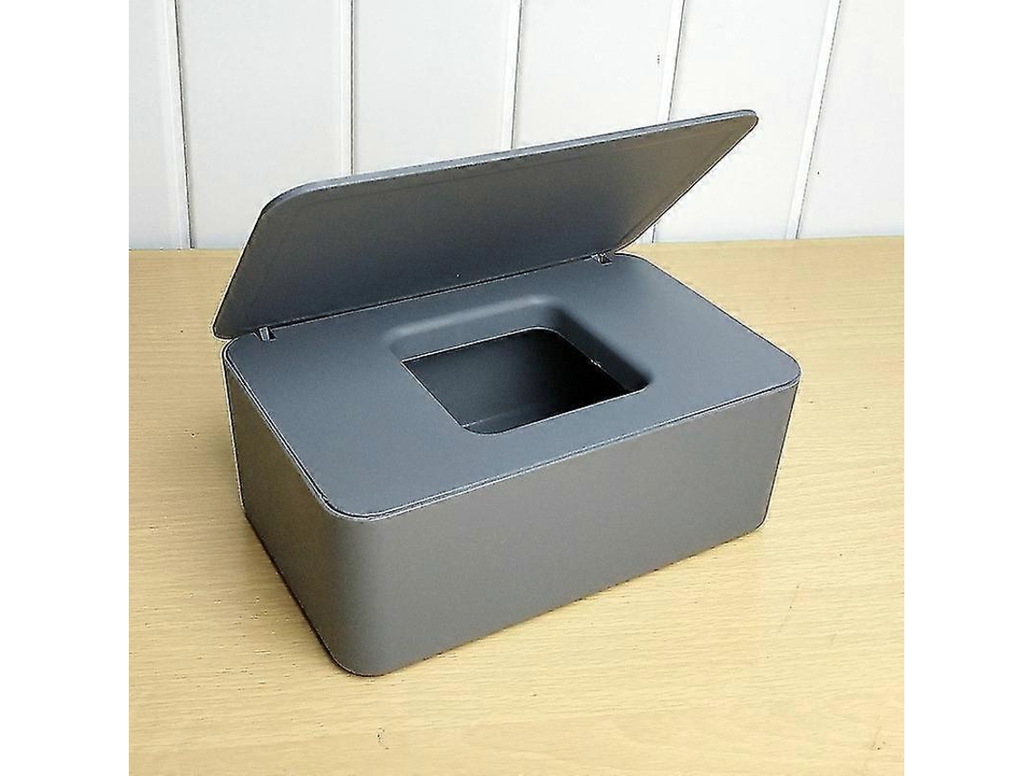 Caja de almacenamiento de toallitas húmedas Soporte para dispensador de toallitas húmedas Caja de almacenamiento de toallitas con tapa a prueba de polvo