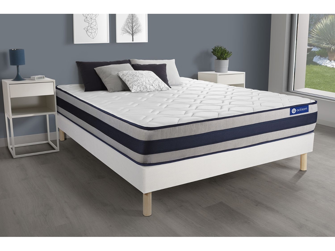 Somier Actiflex Ergo Multiláminas Zonas ACTISOM Espuma con memoria Blanco (120x190)