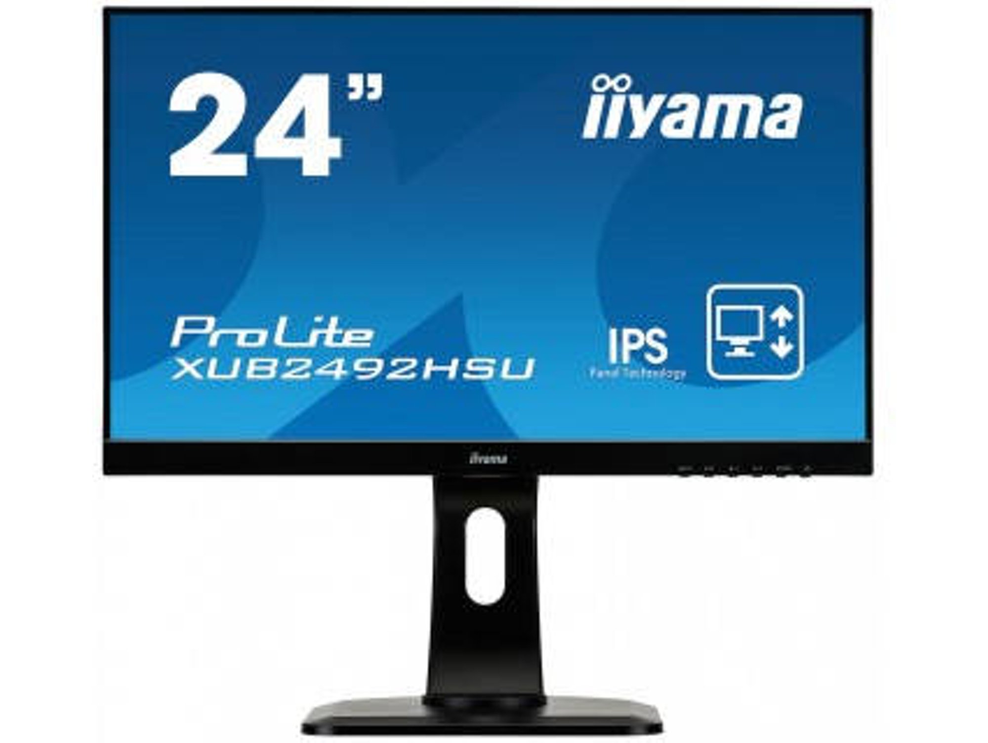 Iiyama Xub2492hsub1 Monitor ips led 60.5 cm 23.8 pulgadas fullhd vga hdmi displayport usb2.0 ultraslimline regulable en altura pivotante 24