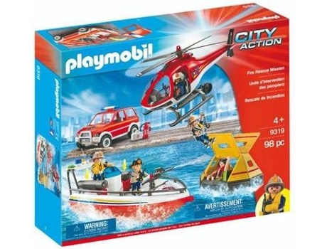 PLAYMOBIL: Bomberos 9319 (Edad Mínima: 4)